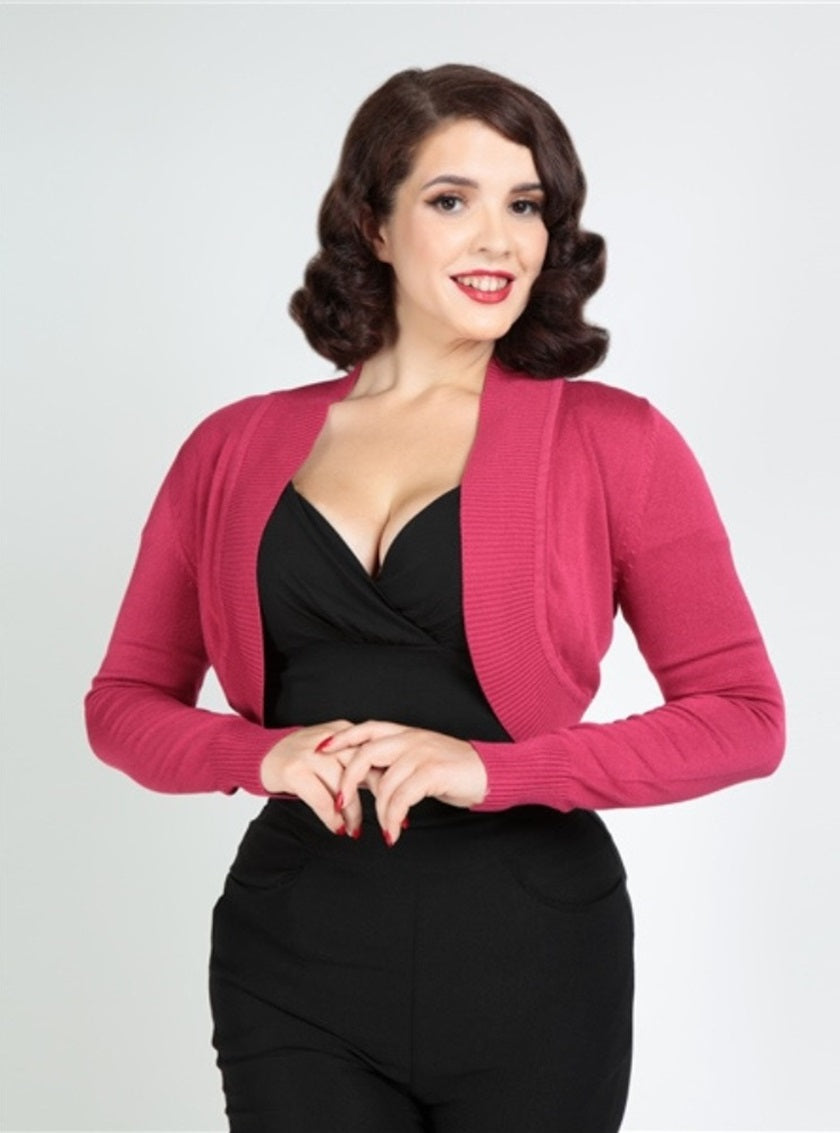 Jean Raspberry Bolero-Collectif-Miss Windy Shop